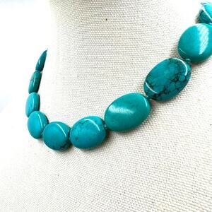 SPRIG Faux Turquoise Howlite Necklace NEW Southwestern Western Country Bohemian